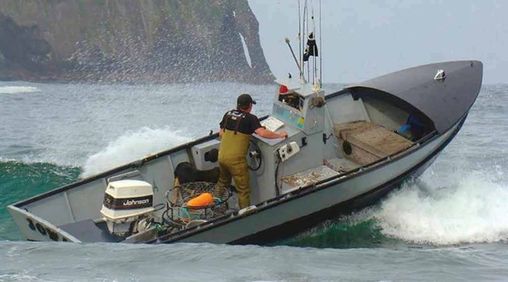 pacific city Dory boat wave crest