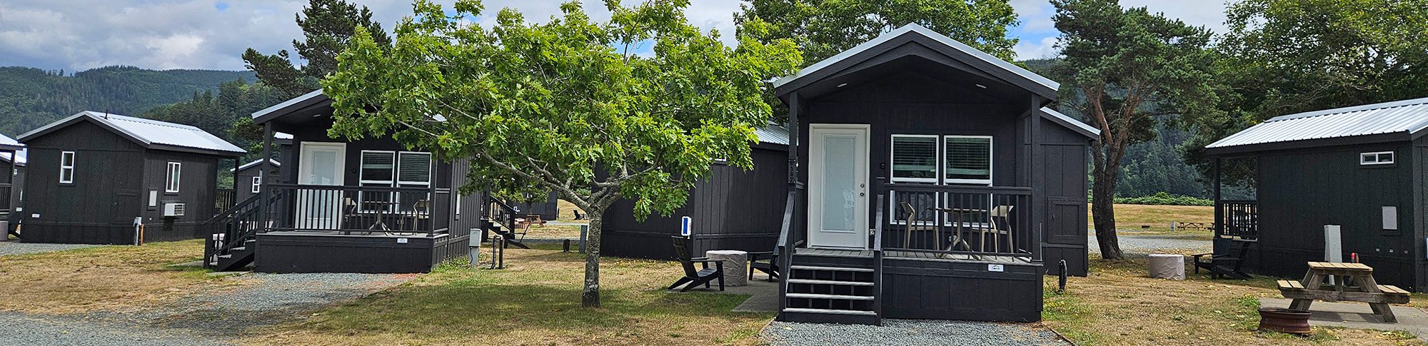 Roam Tillamook RV Park Cabins Exterior banner