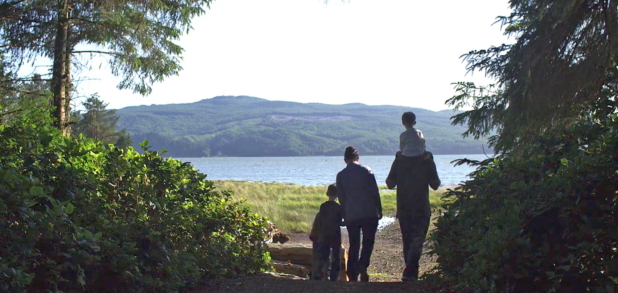 Kilchis Point Reserve family forest water vista