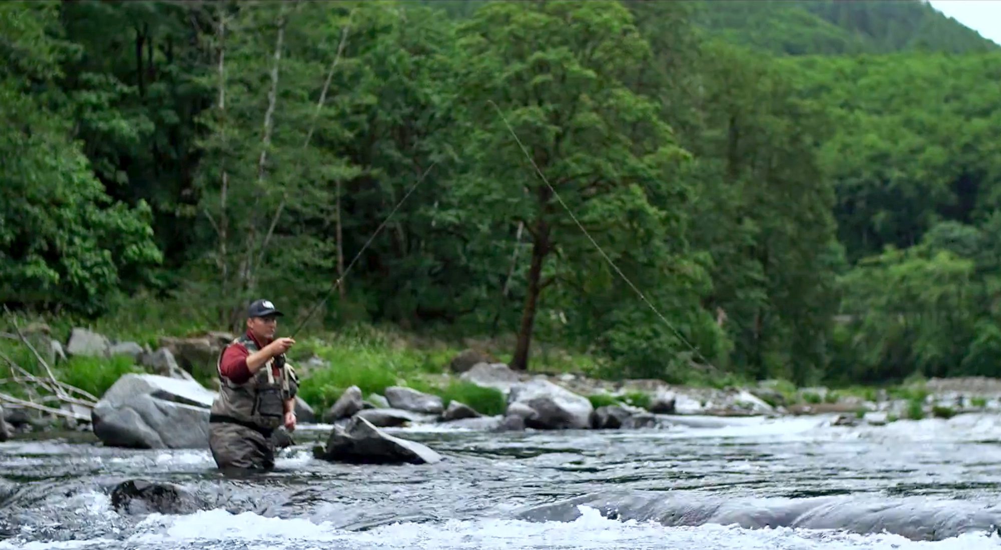 video poster Fly fishing Wilson River with Bryan Hornbeak