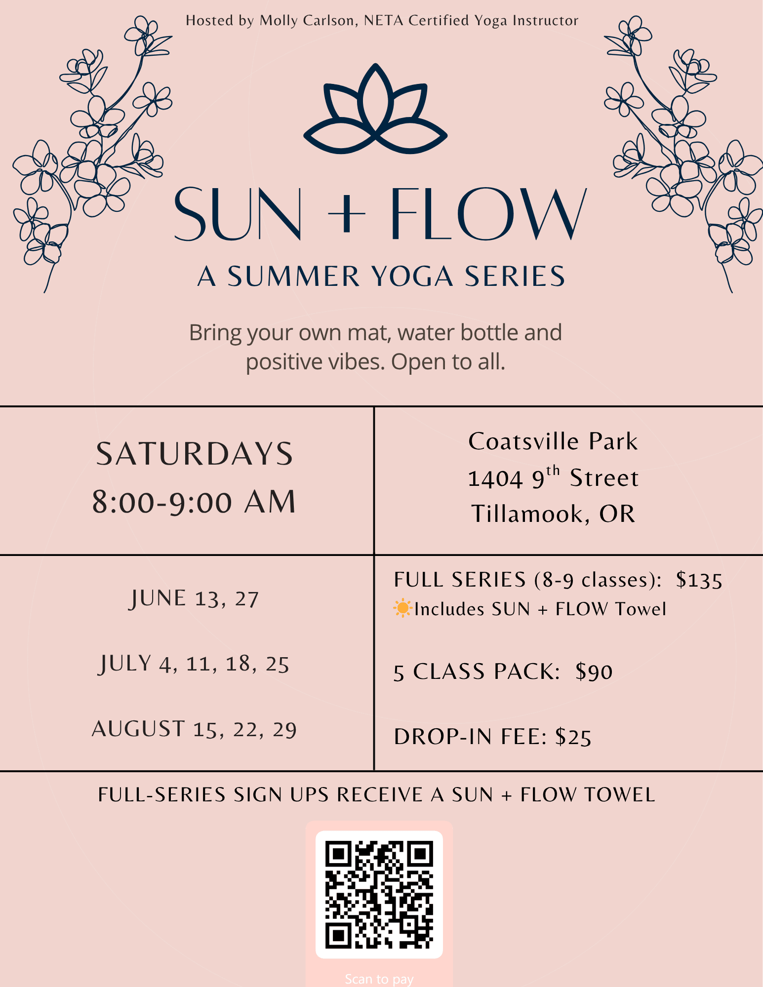 yoga class social media template Flyer 1 DfqhEs