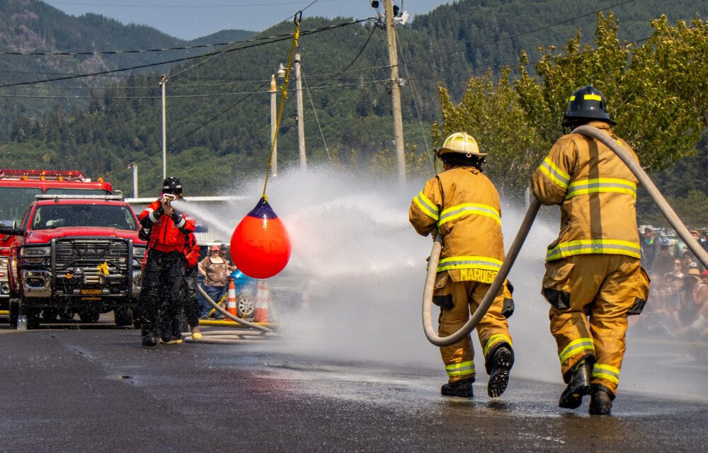 Garibaldi Days firefighters water ball competition