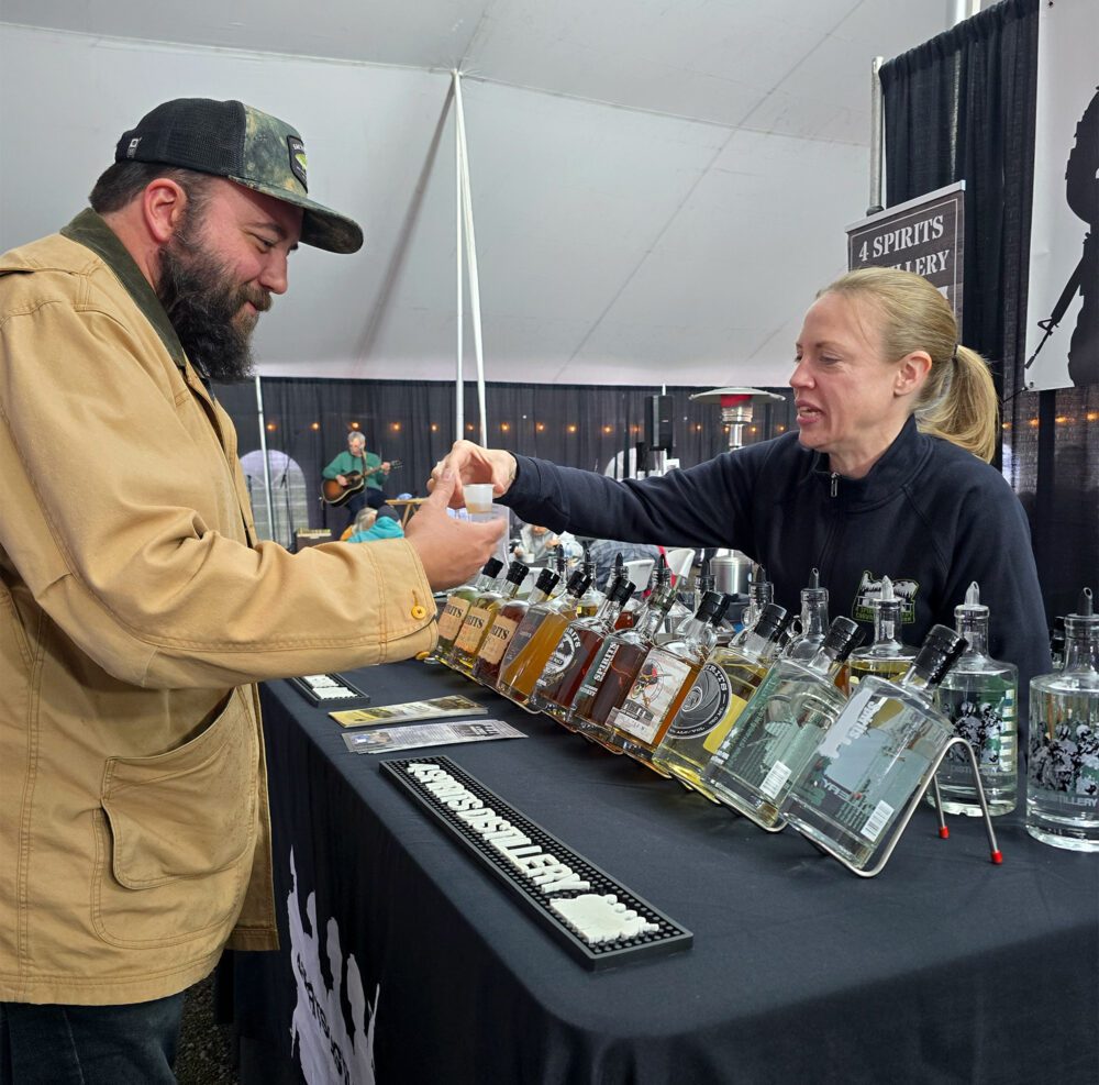 Garibaldi Seafood Spirits Festival craft spirits sampling booth