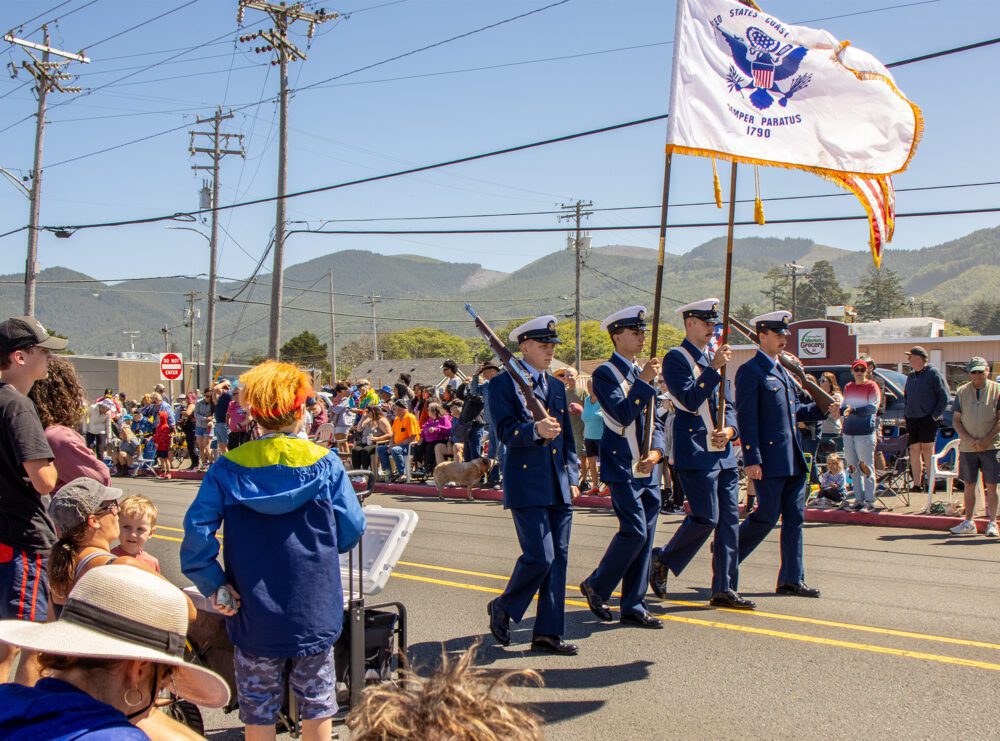 Rockaway Beach 4th of July Parade coast guard