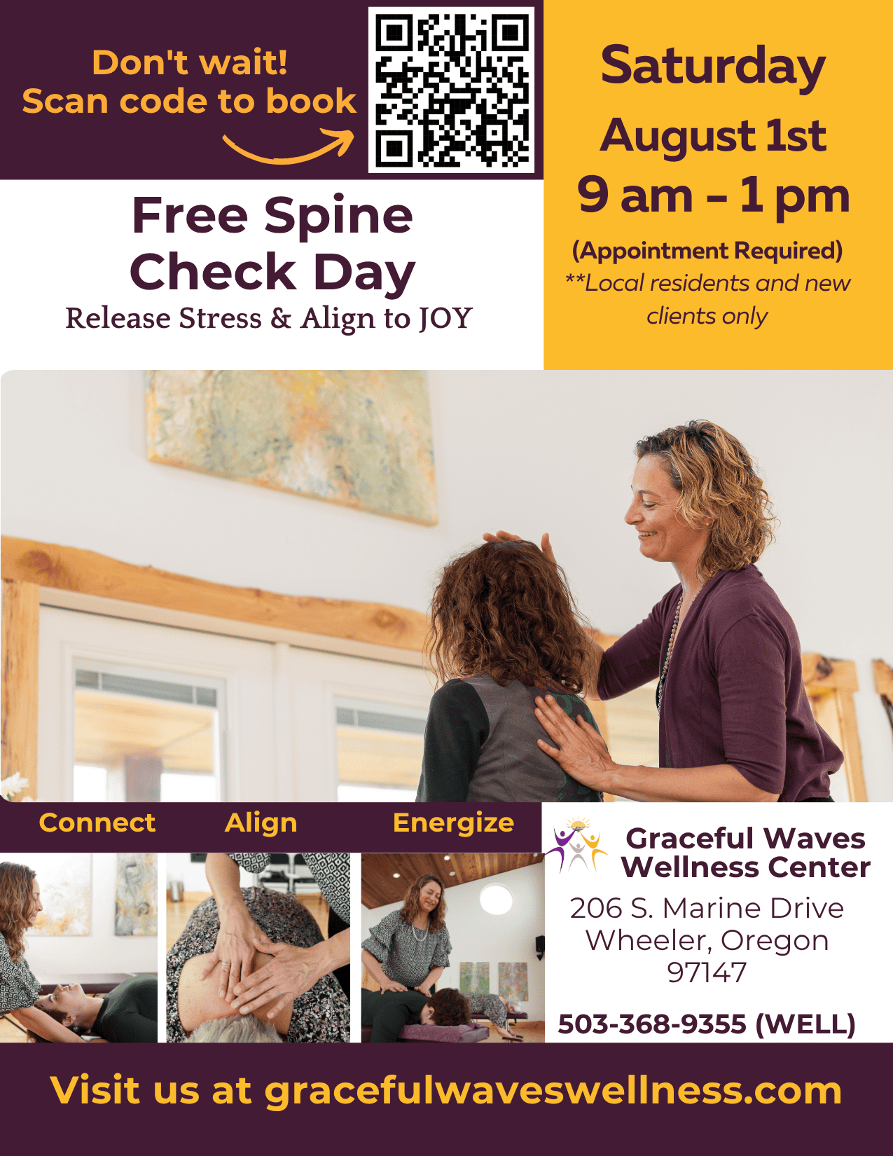 Free Spine Check Hand Cards Aug. 1 1 1 DDBrrP