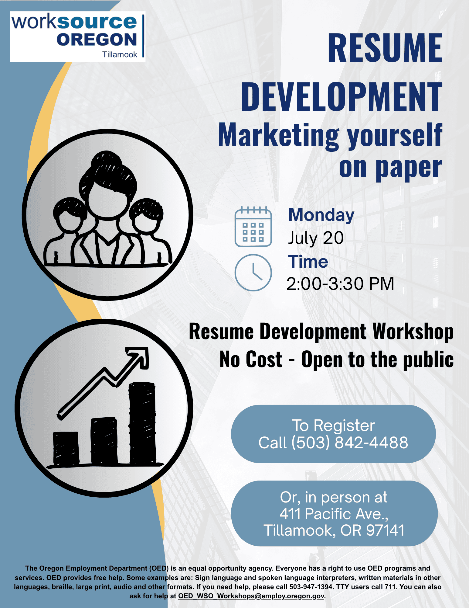 Resume Development Flier 3 fAjYsG